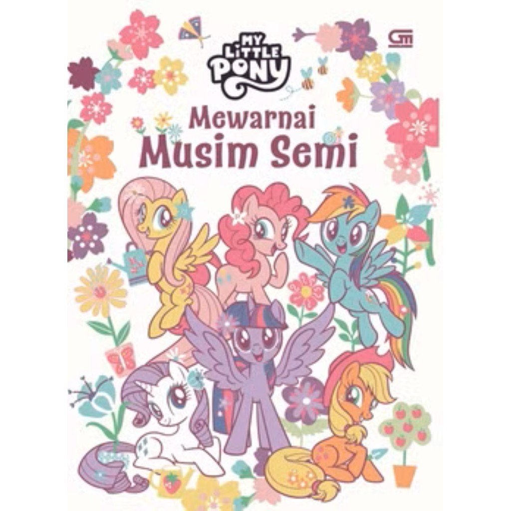 TK88 หนังสือเด็ก My Little Pony: ระบายสีฤดูใบไม้ผลิ - Hasbro International Inc