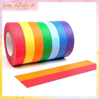 [THG1]เทปกาวสี,ภาพจิตรกรสีเทปสําหรับศิลปะและงานฝีมือ,เทปกราฟต์,เทปคราฟกระดาษสีสันสดใส,ติดตั้งง่าย