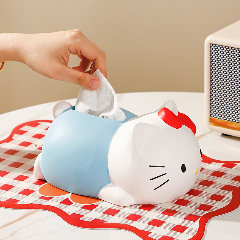 [จัดส่งด่วน 24 ชั่วโมง]กล่องทิชชู่ลายการ์ตูน kitty สำหรับตกแต่งบ้าน - รูปที่ 5