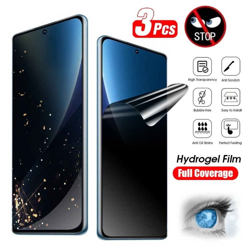 3 ชิ้น Hydrogel Soft ฟิล์มสําหรับ Redmi หมายเหตุ 10 10T 10S 9S 9 8T 8 7S Pro Max Global India Lite 5