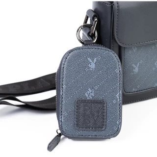 PLAYBOY รุ่น Vanity Crossbody bag กระเป๋าสะพายข้างผู้ชาย รหัส ST-B253PBM325-BL