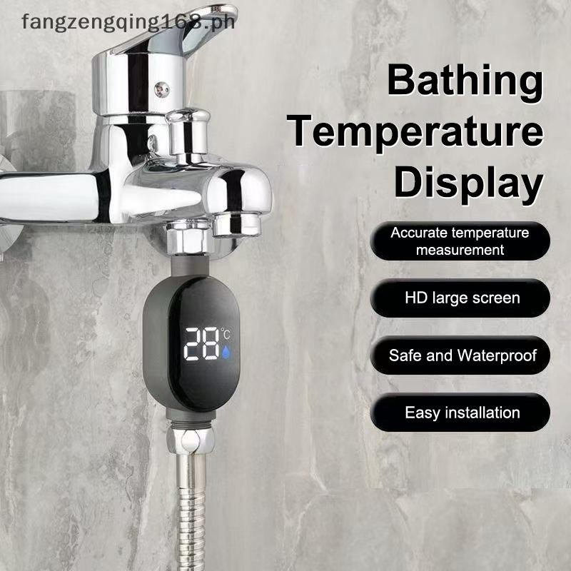 F8PH ck จอแสดงผล Led ห้องน้ํา 0°ค~99°C Home Water Shower เครื่องวัดอุณหภูมิน้ํา วัดอุณหภูมิที่แม่นยํ