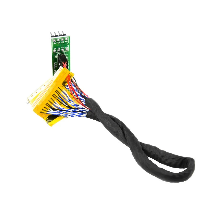 สายเคเบิลอ่านข้อมูลชิปหน้าจอ LCD โน้ตบุ๊ก LED 2 in 1 EDID สำหรับโปรแกรมเมอร์ RT809F RT809H TL866CS T