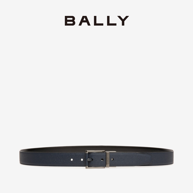 BALLY เข็มขัดสีน้ำเงินสำหรับงานทางการ รหัส6239289
