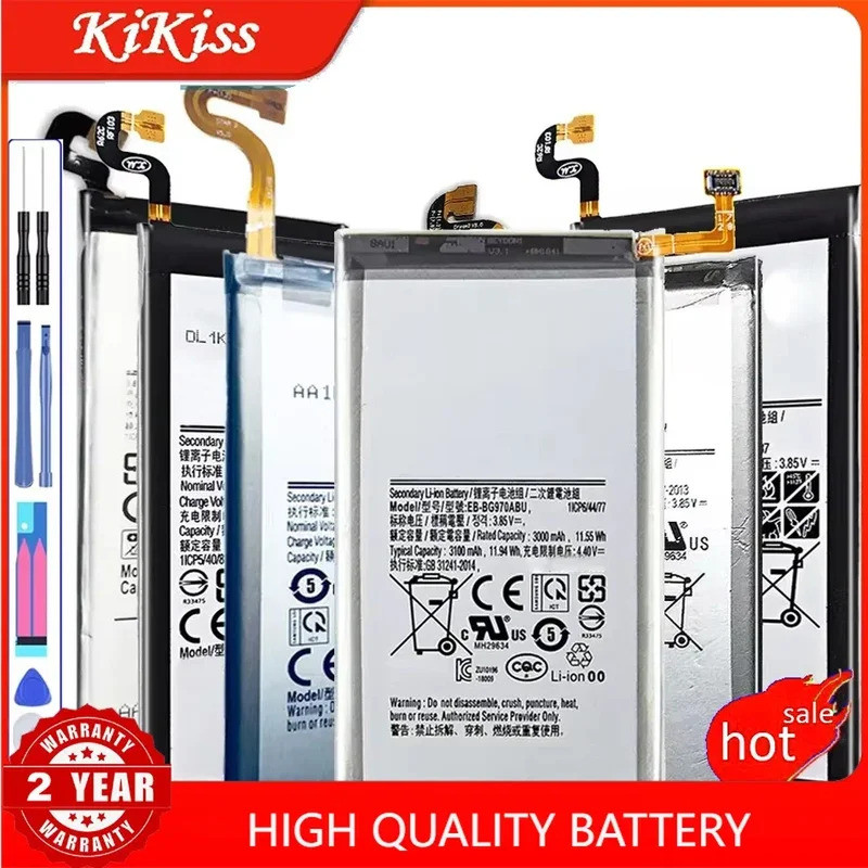 SAMSUNG แบตเตอรี่สําหรับSamsung Galaxy S S2 S3 S4 S5 S6 S7 S8 S9 S10 5G S10E S20 mini Edge Plus Ultr
