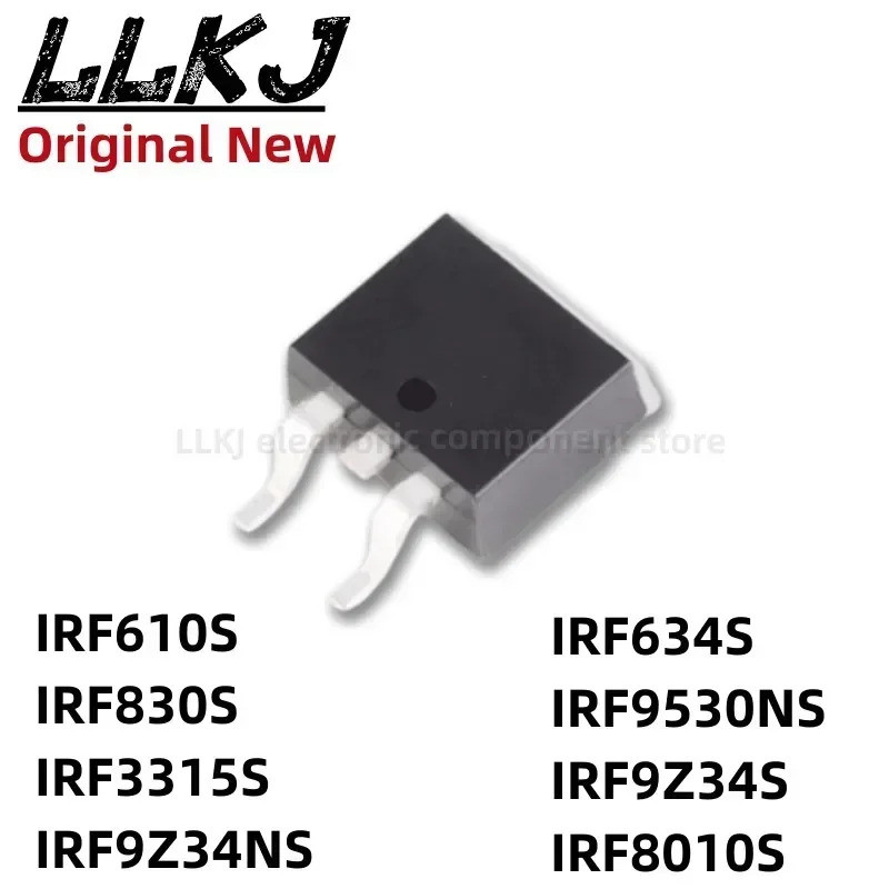 5 ชิ้น IRF610S IRF830S IRF3315S IRF9Z34NS IRF634S IRF9530NS IRF9Z34S IRF8010S TO263 Field Effect ทรา
