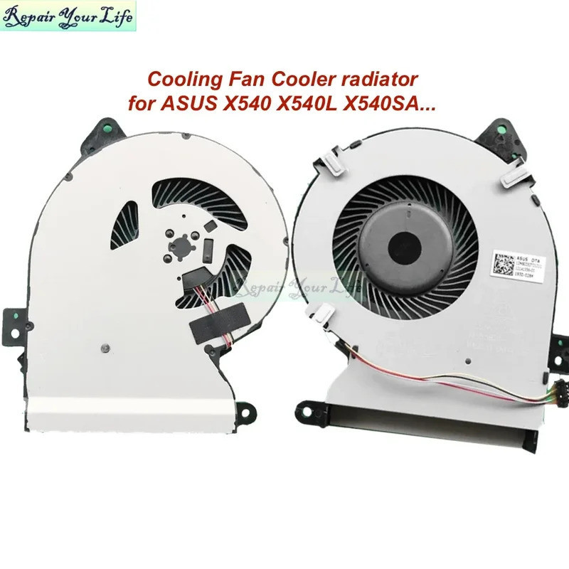 * พัดลมระบายความร้อน CPU แล็ปท็อปสําหรับ ASUS X540 F540 X540SA X540S X540SC X540LA X540LJ X540YA X54