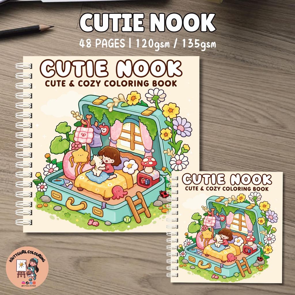 [LASER PRINTED] สมุดระบายสี CUTIE NOOK 48 หน้า