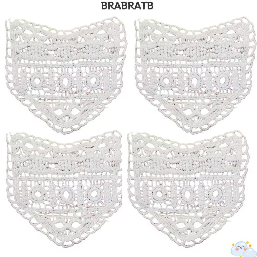 BRABRAA 1/4 ชิ้นกางเกงยีนส์เอว Expander, ปรับ Hollow Lacework เอว Expanders, คลอดบุตรผ้าฝ้ายเอว DIY เครื่องแต่งกายจักรเย็บผ้าเครื่องมือ