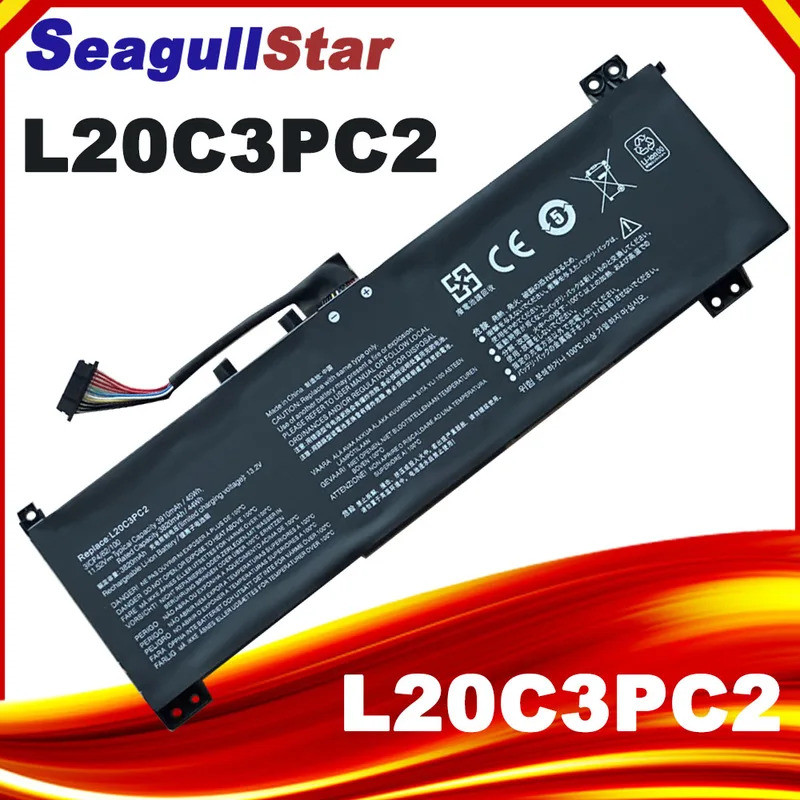 L20M3PC2 L20C3PC2 แบตเตอรี่แล็ปท็อปสําหรับ Lenovo Ideapad Gaming 3 15ACH6 15IHU6 82K1 82K2 L20L3PC2 