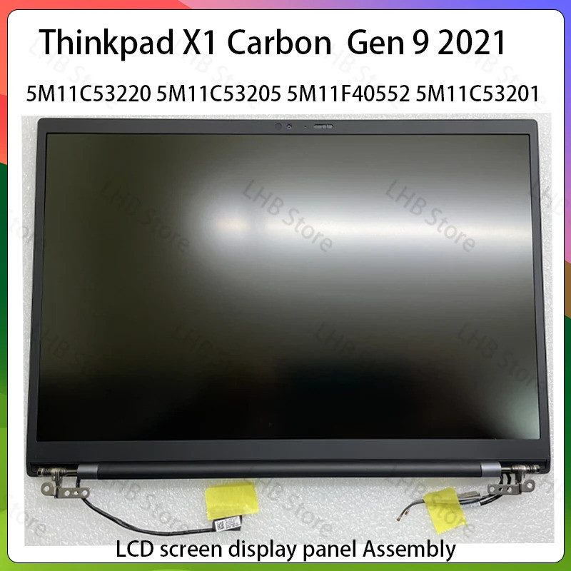 สําหรับ Lenovo Thinkpad X1 คาร์บอน 9th 9Gen หน้าจอ LCD แผง 5M11C53205 5M11F40552 5M11C53206 5M11C532