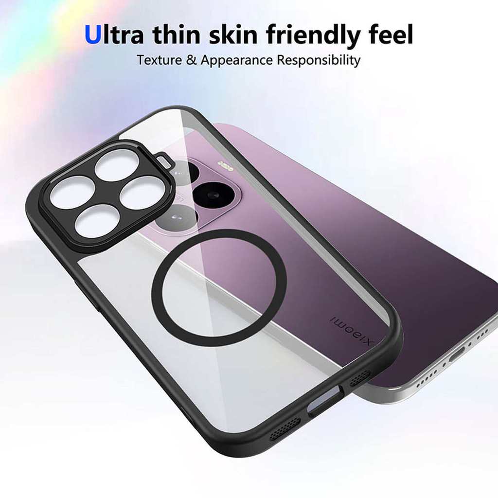 Matte โปร่งแสงสําหรับ Xiaomi Mi 17T 15T 14T 13T Pro เคสโทรศัพท์ Simple Magnetic Ultrathin TPU Tough Anti-Drop ป้องกันซิลิโคน 02