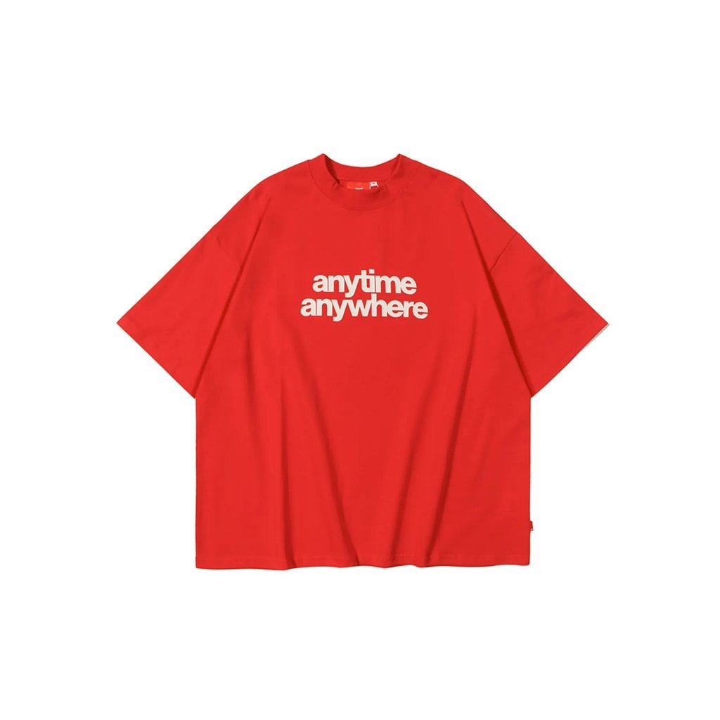 เสื้อยืด AA ANYTIME ANYWHERE (สีแดง)