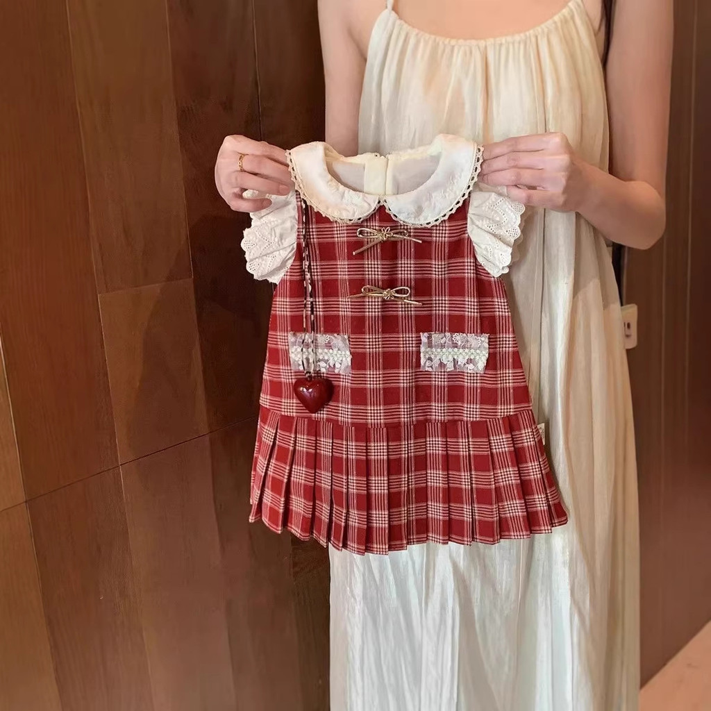 สาวกระโหลกสไตล์ชุดฤดูร้อนเด็กเสื้อกั๊กกระโปรง2026ชุดฤดูร้อนสไตล์ใหม่เด็กสาวกระโปรงแฟชั่นอินเทรนด์
