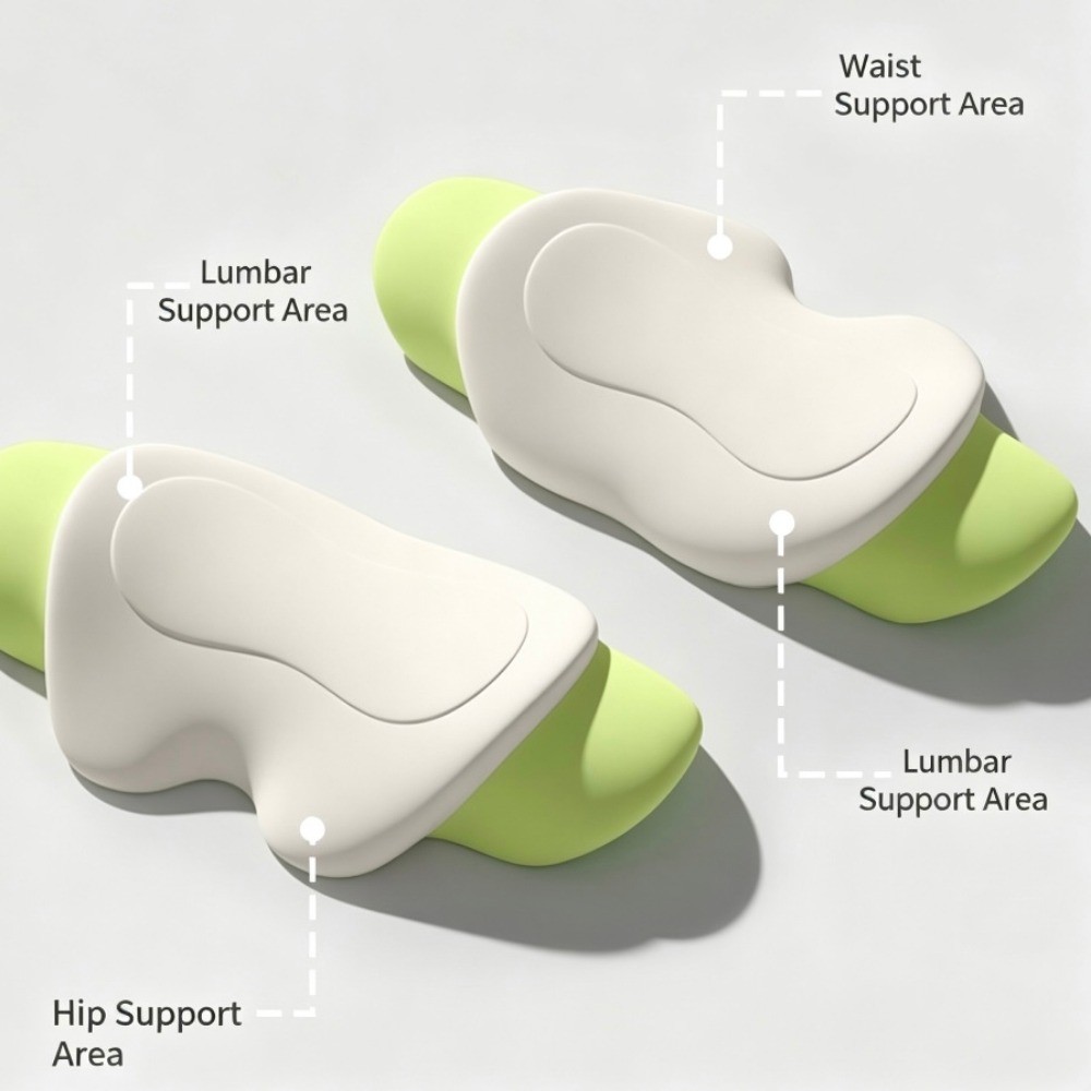 หมอนเมมโมรีโฟม Contour Butterfly Neck Support Pillow Ergonomic Side Sleeper Sleeper Sleep Pillow