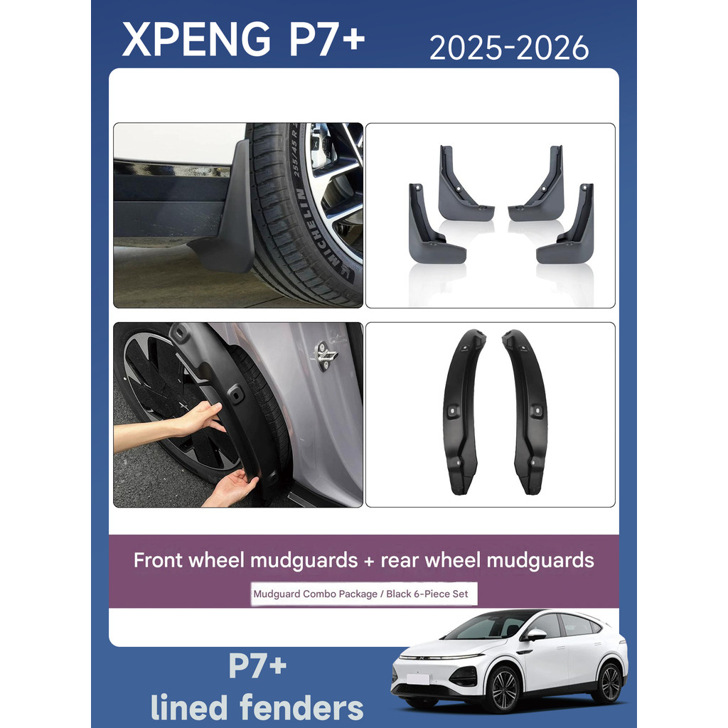อุปกรณ์เสริมบังโคลน XPENG P7+