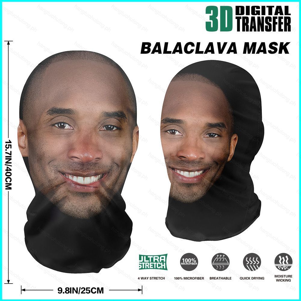 HT1 Kobe James Jordan Curry ชุดหน้าตลก Spoof Star lading Mask Mbappe Cristiano Ronaldo Lionel Messi 