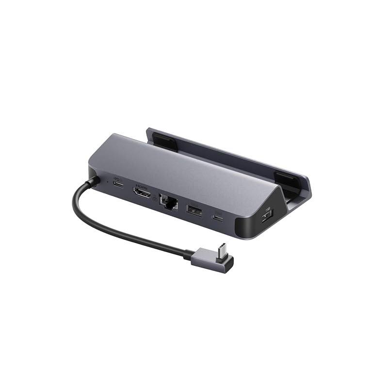 Anker USB-C Hub (6-in-1, For Game Console) for Steam Deck, Fast Data Transfer, Up to 100W Charging, 