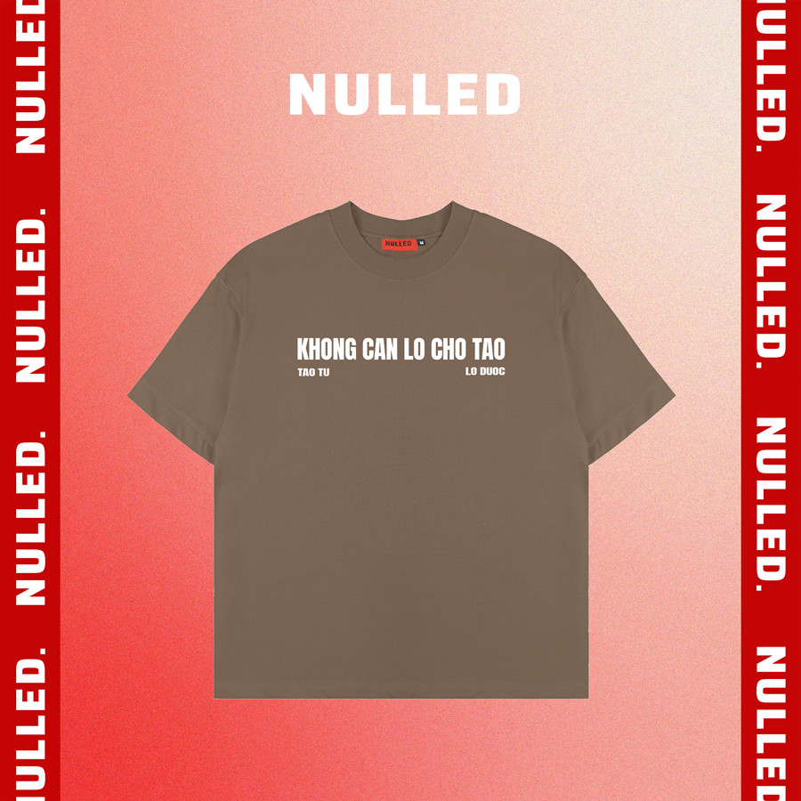 เสื้อยืด Khong lo ได้สําหรับฉัน NULLED cotton | N-T319-N-T00-N