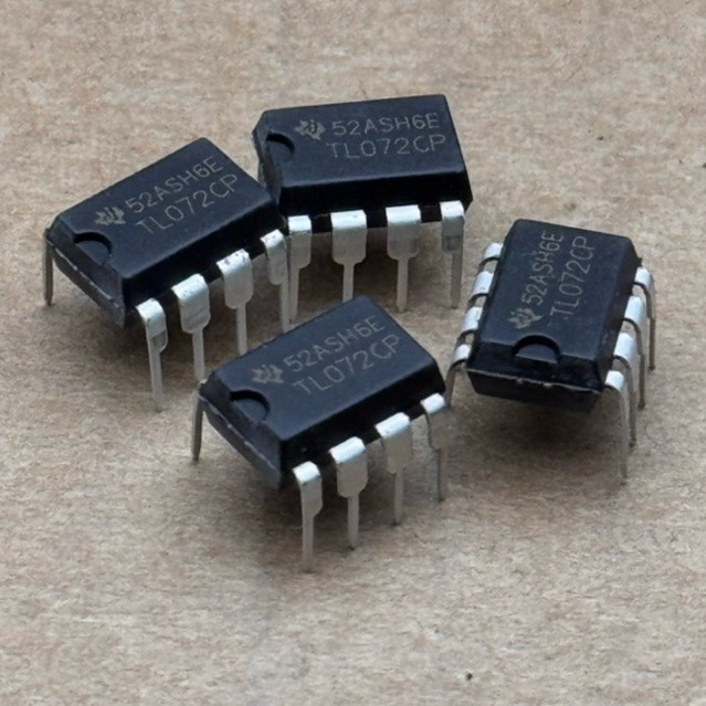 ทนทาน ของแท้ ใหม่ TL072 Texas Instruments, Low-Noise, Dual FET-Input OP-AMP สำหรับปรีแอมป์ มิกเซอร์ คุณภาพสูง