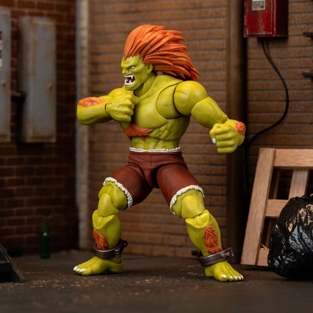ส่วนลด jada Street Fighter มังกรตาเดียว Taiwang Sagat Street Figure Blanca Werewolf Doll Lion Sumo H