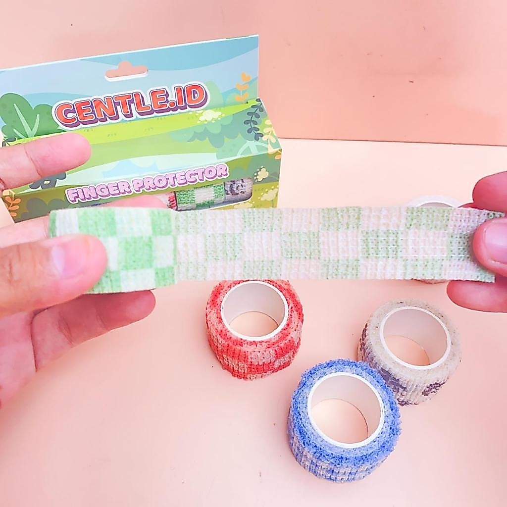 HYPE N FANCY Finger Protector Centle 1 กล่องบรรจุ 5 นิ้วสําหรับเครื่องเขียนโรงเรียนและสํานักงาน