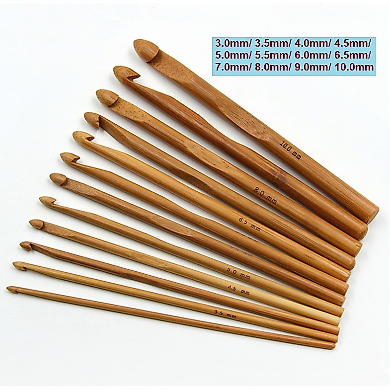 (พร้อมส่ง)เข็มถักโครเชต์ด้ามพลาสติก 8 ขนาด มีเก็บปลายทาง