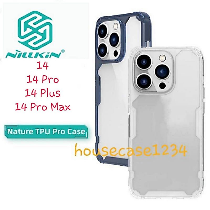 พร้อมส่งในไทย NILLKIN แท้ % เคสกันกระแทก รุ่น Nature TPU PRO Case For ไอโฟน 14/14 Plus/14 Pro/14 Pro Max