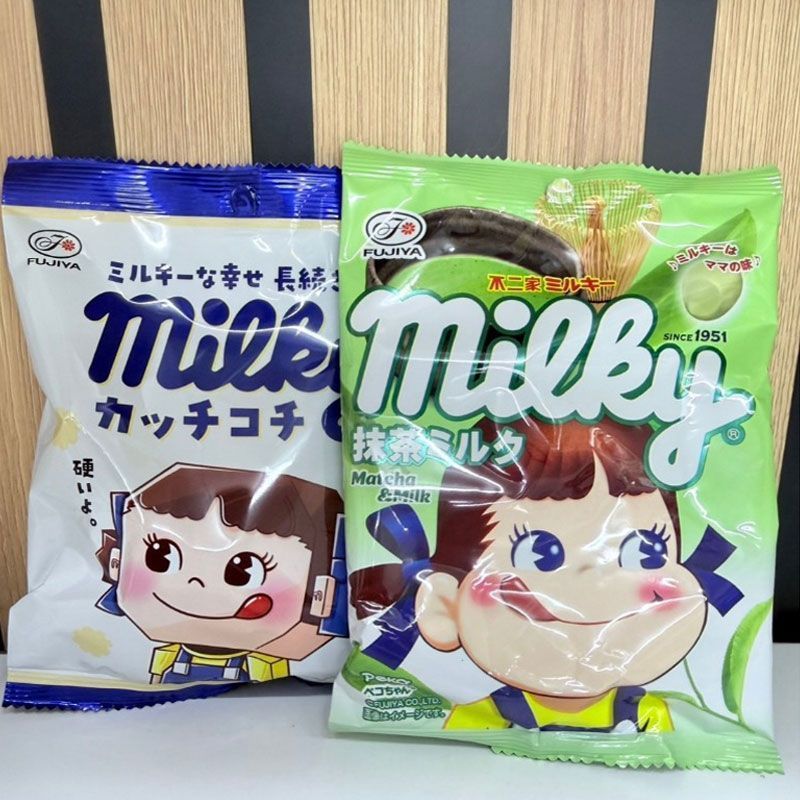 ญี่ปุ่น Fujiya Candy Matcha Flavour Milk Candy Milky Cola Flavour Gummy Wedding Candy Milk P ญี่ปุ่น