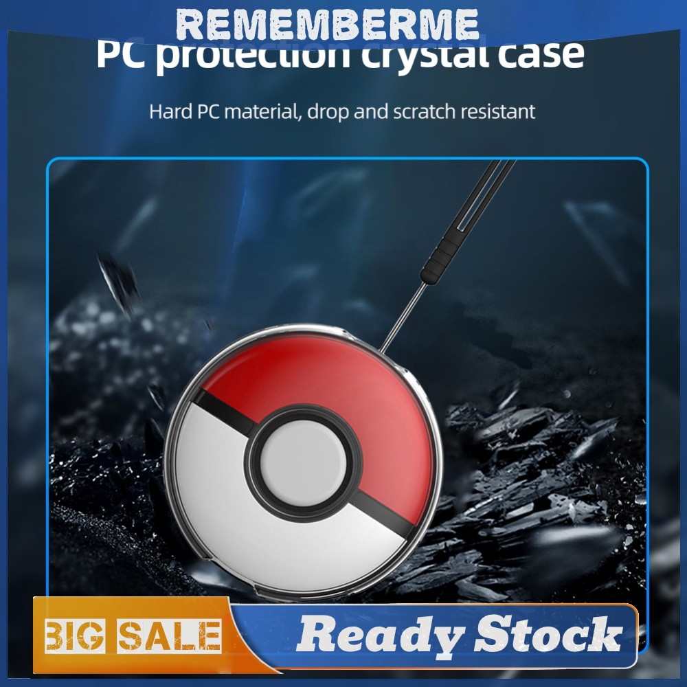เคสคริสตัลใสซิลิโคนกันกระแทกสําหรับ Pokémon Go Plus + Crystal
