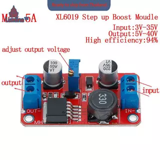 5A สินค้า DC-DC โมดูลเพิ่มกำลังไฟ3.3V-35V เป็น5V 6V 9V 12V 24V