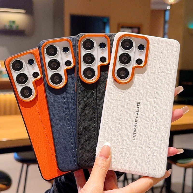 สําหรับเคสโทรศัพท์ Samsung Galaxy S26 Ultra S25Ultra ปลอกหนังบางเฉียบ S26Ultra เคสกันกระแทก