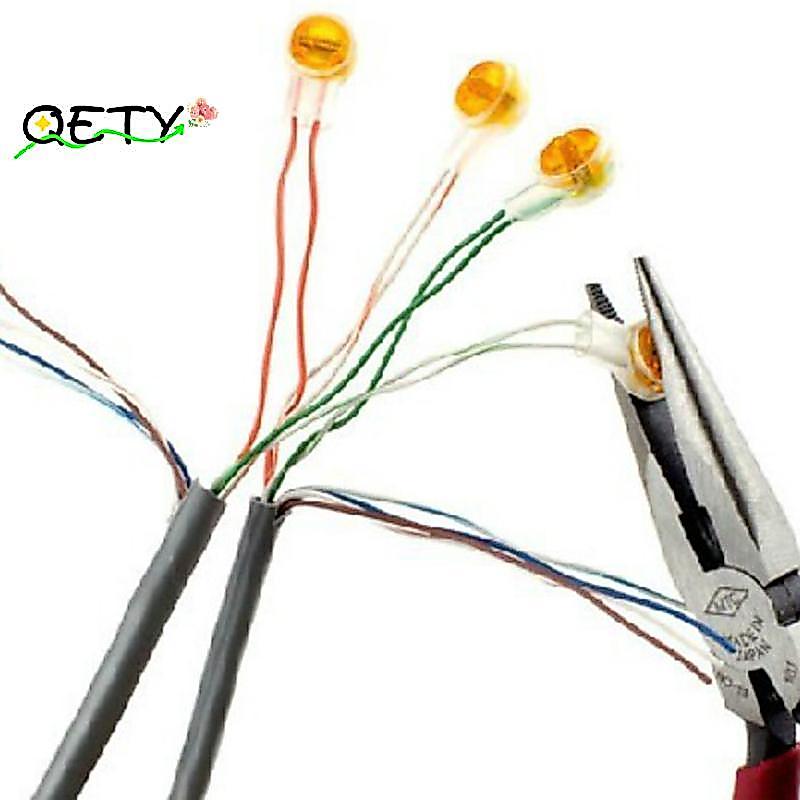 [qetyellow] 200 ชิ้น Rj45 Connector Crimp การเชื่อมต่อ Terminals K1 Connector สายไฟกันน้ํา TH