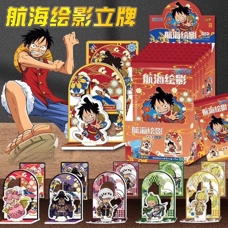 One Piece Stand Card Mystery Box One Piece Collection เครื่องประดับ