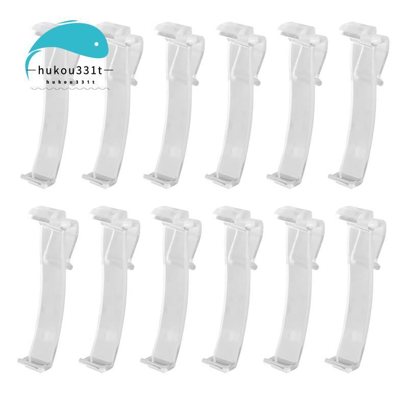 [ประชุม]2.5 นิ้ว Valance Clips Window Blind Clips พลาสติกใส Valance Retainer Holder Hidden Valance C