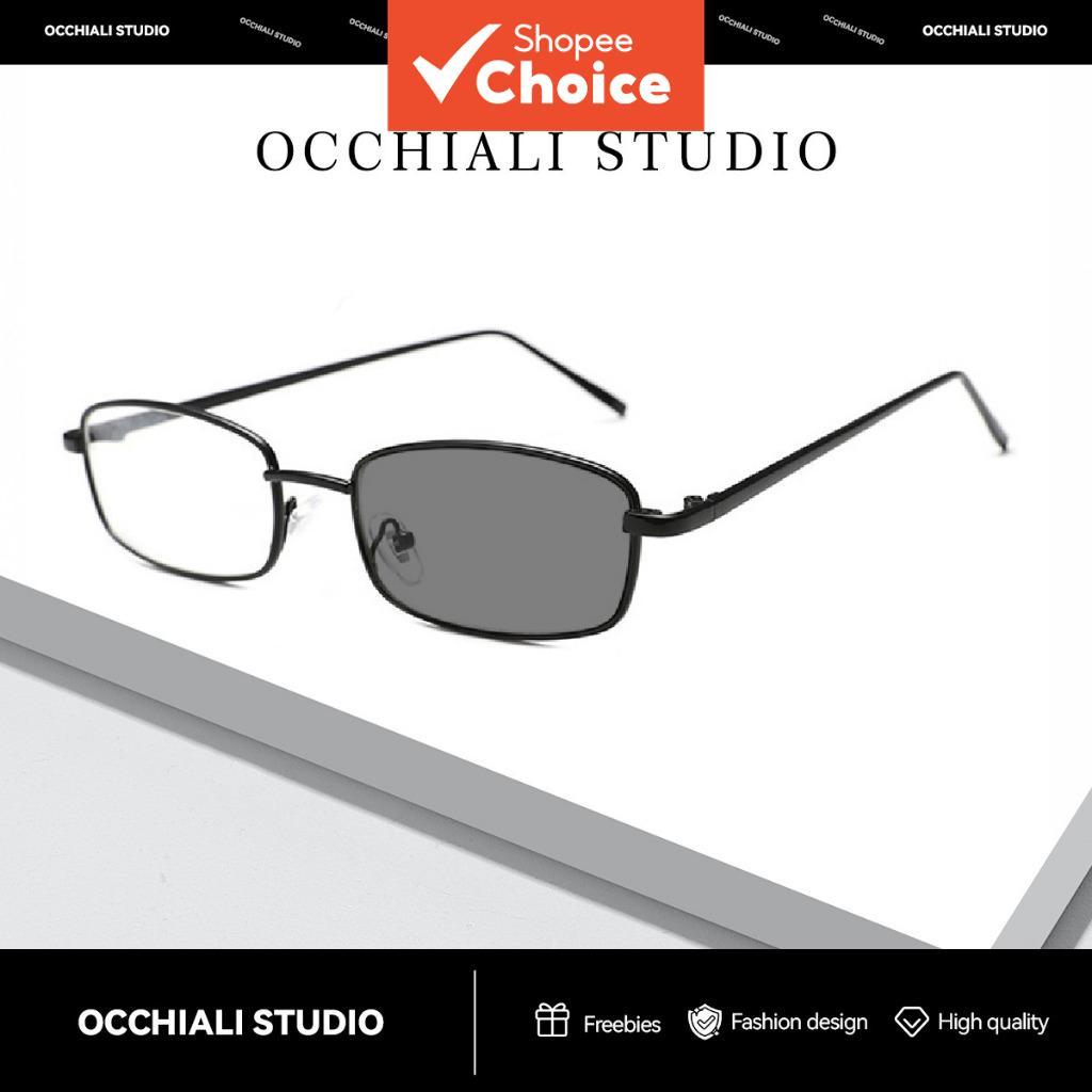 Occhiali Studio Small Frame Instagram กรอบเล็ก แว่นสายตาโลหะสไตล์เกาหลีสําหรับนักเรียน Unisex Os026