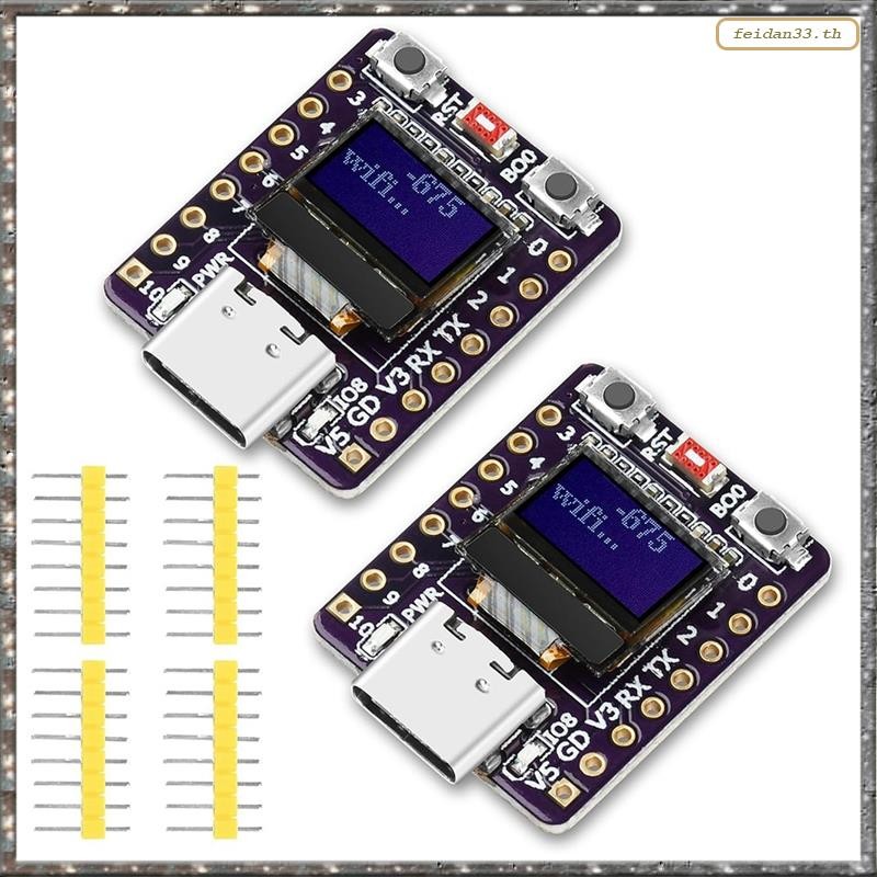 [LHY] สําหรับบอร์ดพัฒนา ESP32 C3 พร้อมจอแสดงผล OLED ขนาด 0.42 นิ้วสําหรับ ESP32 Mini รองรับ