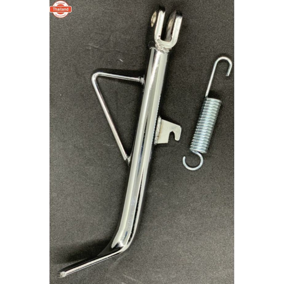 ขาตั้งข้างMXS-125  สีชุโคเมี่ยม ขาตั้งเดี่ยวmsx-125 ขาตั้งข้างมอเตอร์ไซค์Msx-125 เดิม งานชุโคเมี่ยมข