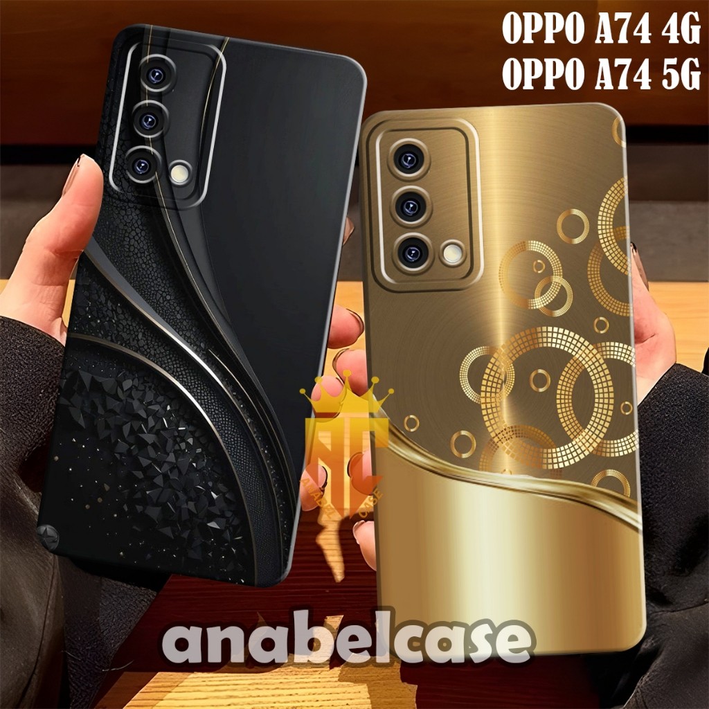 Softcase Oppo A74 5G A74 4G a95 a76 a96 a36 a52 a72 a92 16e a16k Elegant Wallpaper Motif - เคส - เคส