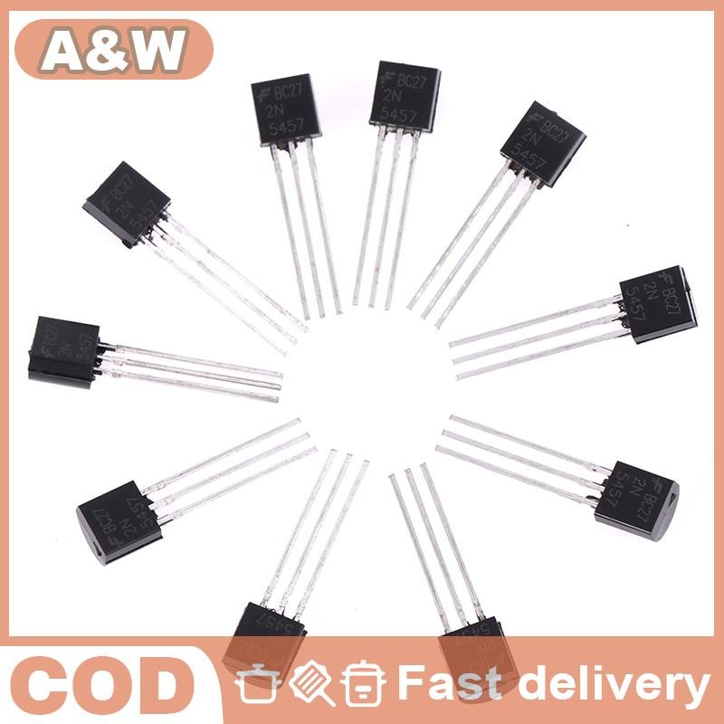 [A&W] 10PCS 2N5457 2N5457G TO-92 N-Channel ทรานซิสเตอร์