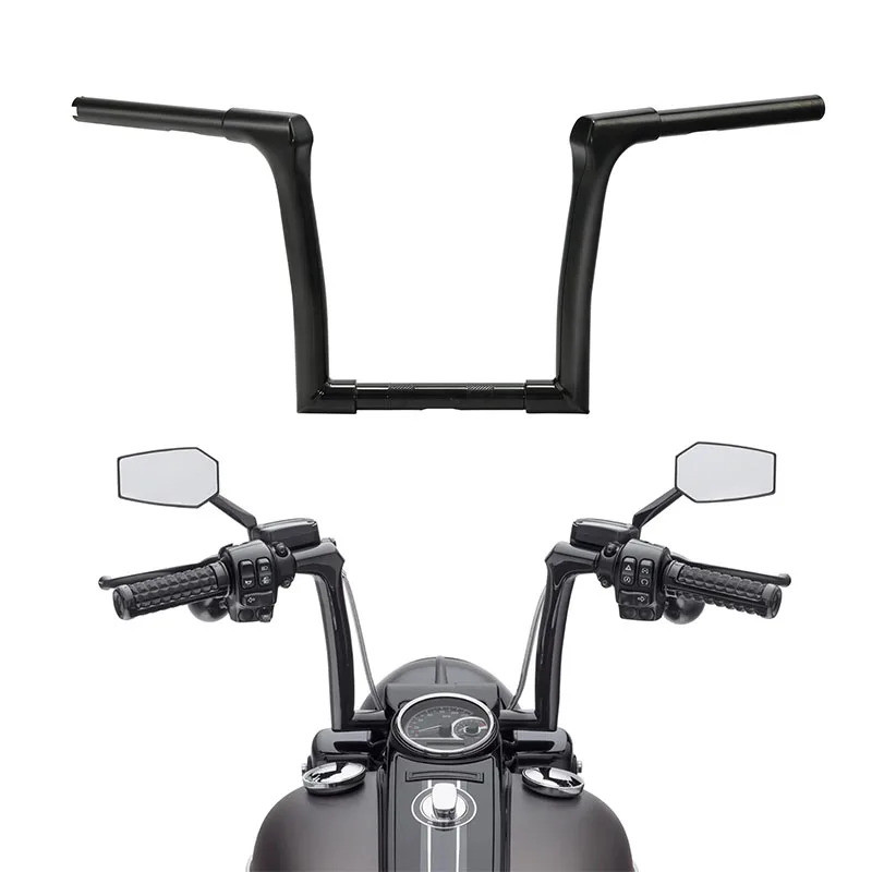 TE 10 "14" ราว1.25แขวนผ้าที่แขวนสำหรับ Harley Street Bob Sport Glide Heritage Softail แบบบาง2018-202