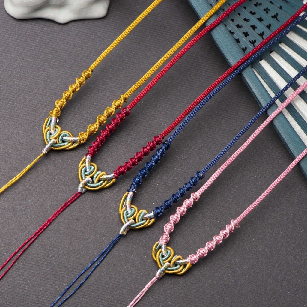 หน้าป่าน玉ราศีเมถุ์ทอนคอลิงลิงสร้อยคอหญิง款挂子吊绳拉式罗盘绳Ruyi Yu Pei หยกสร้อยคอทอมือเชือกผู้หญิงqianshanyi.