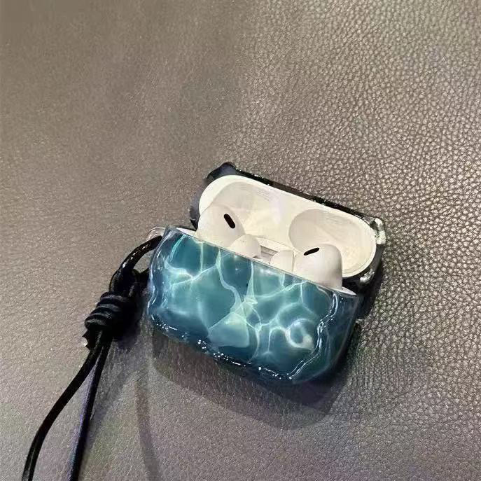 [คลังสินค้าพร้อม] เคสป้องกันแบบลอนน้ํากึ่งซึมผ่านได้เหมาะสําหรับเคสหูฟังรุ่น AirPodsPro2 ราคา ถูกที่สุด ดีลบีเคเค แกลเลอรีภาพที่ 3