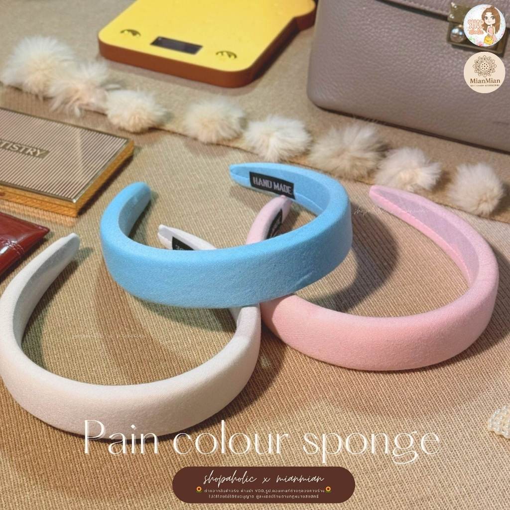 มีส่งทันที Mianmian ที่คาดผม ลิงค์นี้สีพื้นไม่มีลาย 🩷 พร้อมส่ง ที่คาดผม เครื่องประดับแฟชั่น สไตล์เกาหลี ปลีก-ส่ง