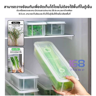 🥬168HOME🥬กล่องเก็บของนำเข้า กล่องเก็บผักชีและต้นหอม สามารถเก็บผักชีและต้นหอมให้สด ป้องกันฝุ่นและความชื้น เกรดอาหาร