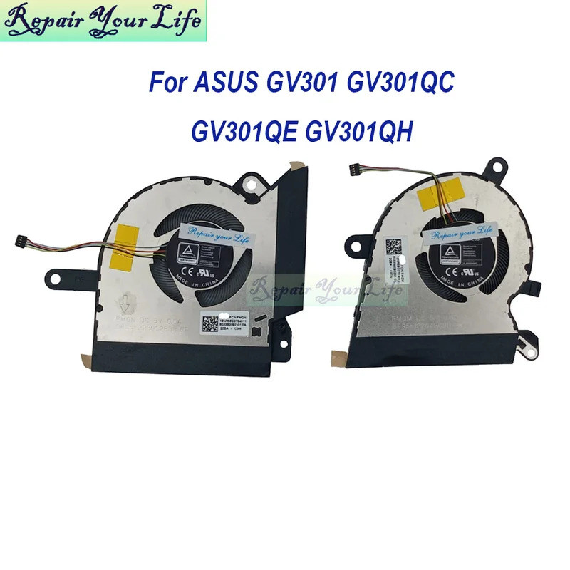 ใหม่ CPU GPU พัดลมระบายความร้อนสําหรับ ASUS ROG Flow X13 GV301QC GV301QE GV301QH GV301 แล็ปท็อปเกม V
