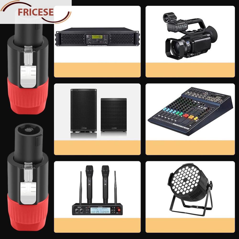 ปลั๊กลําโพงเสียง 4 Pins พร้อมล็อคบิดขั้วต่อ XLR เสียงระดับมืออาชีพสําหรับ NL4FC NL4FX NLT4X NL2FC [F