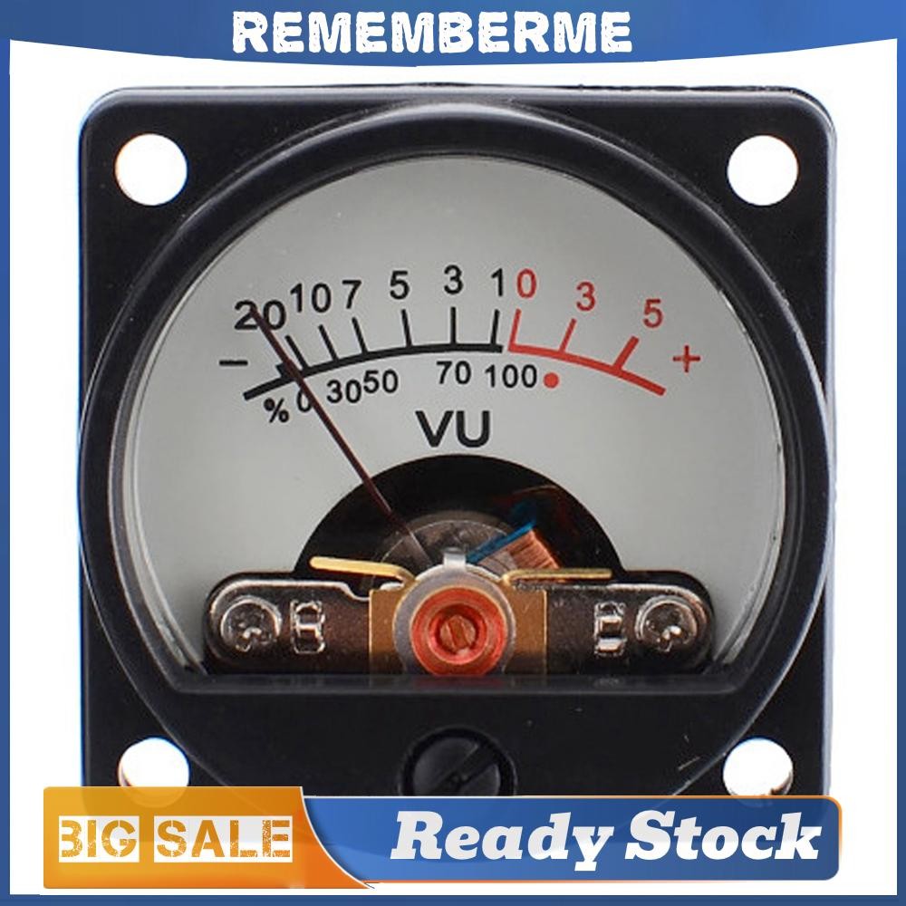 6V-12V แผง VU Meter Warm Back Light Recording VU แผงเมตร VU เมตรเสียงระดับ Amp Meter