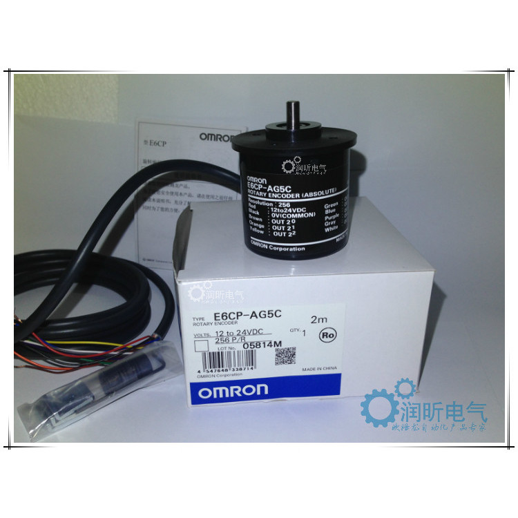 ต้นฉบับญี่ปุ่นแท้ Omron Encoder E6CP-AG5C 256P/R 12-24VDC จัดส่งในวันเดียวกัน