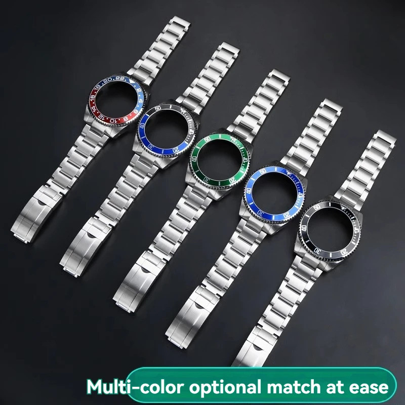 GA2100 สร้อยข้อมือสายรัดสําหรับ Casio G-SHOCK GA-2100/2110 mod ชุดติดตั้งเพิ่มเติม Rolex Water Ghost